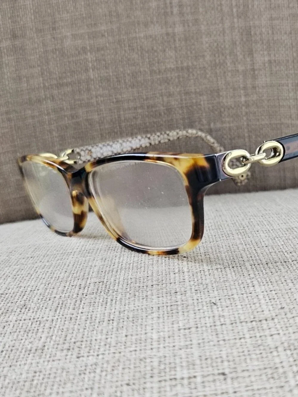 Coach Eyeglasses Frame Spotty Tortoise/ Brown Sand Sig C HC6052 Fannie Glasses
